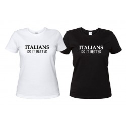 Italians Do It Better - T-Shirt Donna Vintage Anni '80
