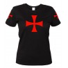 Croce Templare - Maglietta Donna Cavalieri Templari nera