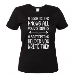 A good friend know all - Maglietta Best Friend nera
