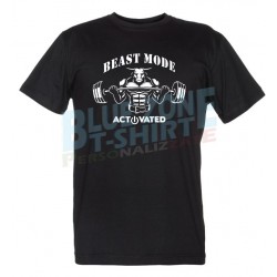 Beast Mode - Maglietta Palestra Bodybuilding nera