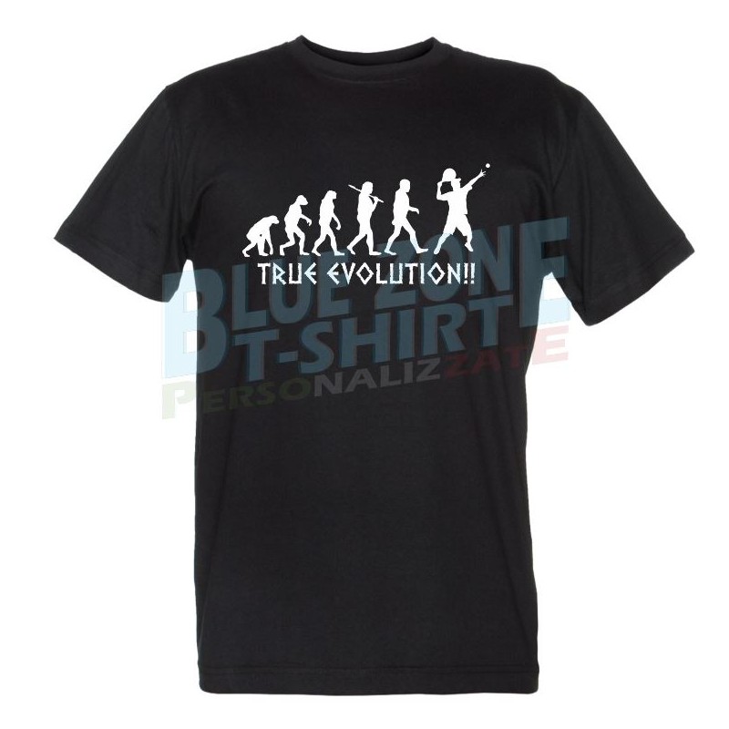 Padel Evolution maglietta Paddle evoluzione nera