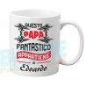 papà fantastico tazza mug personalizzata con nome figli