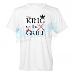 the-king-of-the-grill-maglietta-barbecue-bbq-bianca