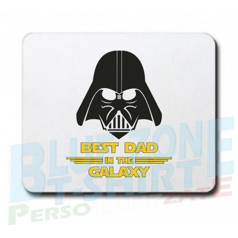 Best Dad in the Galaxy tappetino mouse papà