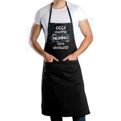 Oggi Cucina Nonno - Grembiule Personalizzato