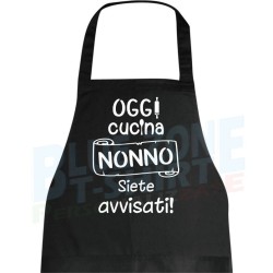 Oggi Cucina Nonno - Grembiule Personalizzato