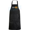 Grembiule da cucina nero Porn Grill con 2 tasche. Barbecue