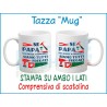 Tazza in ceramica per papà tuttofare con stampa divertente