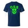 Maglietta Uomo OSS Personalizzata con Nome Operatore Socio Sanitario blu navy retro