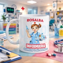 Tazza Infermiera Numero 1 Personalizzata con Nome