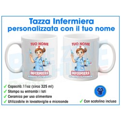 Tazza Infermiera Numero 1 Personalizzata con Nome