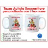 Tazza Autista Soccorritore Numero 1 Personalizzata con Nome