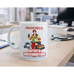 Tazza Autista Soccorritore Numero 1 Personalizzata con Nome