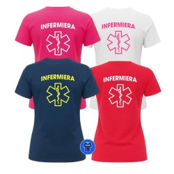 Maglietta Infermiera Donna Personalizzata con Nome