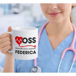 tazza operatore socio sanitario in ceramica