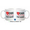 tazza oss personalizzata con nome stampa su due lati