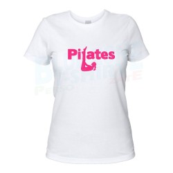 maglietta pilates donna bianca
