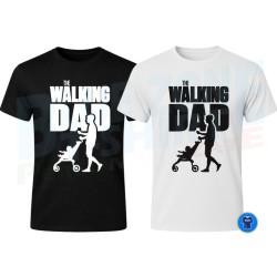 The Walking Dad Maglietta Divertente Papà