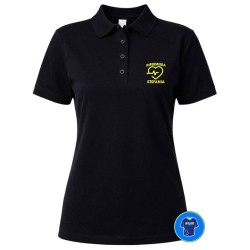 Polo infermiera personalizzata con nome fronte