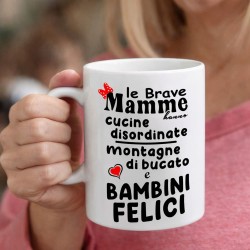 tazza idea regalo mamma le brave mamme bambini felici