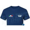 maglietta infermiere 118 blu navy dettaglio personalizzata uomo