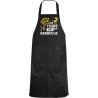 Grembiule nero La Tigre del Barbecue con tasche per grigliate e barbecue