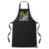 Grembiule nero La Tigre del Barbecue lifestyle con tasche per grigliate eventi e barbecue