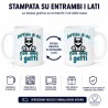 Tazza divertente Diffida di chi non ama i Gatti con stampa fronte e retro