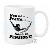 Tazza divertente Non ho fretta sono in pensione in ceramica