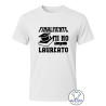 Maglietta uomo Finalmente Mi Ho Laureato colore bianco