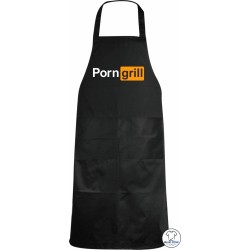Grembiule Porn Grill barbecue e cucina