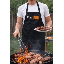 Grembiule Porn Grill barbecue divertente