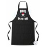 Grembiule nero BBQ Master per barbecue e cucina
