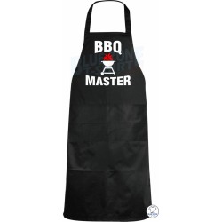 Grembiule nero BBQ Master per barbecue nero