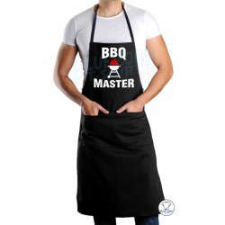Grembiule professionale nero BBQ Master per barbecue