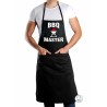 Grembiule professionale nero BBQ Master per barbecue