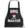 Grembiule nero BBQ Master per barbecue e cucina dettaglio