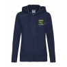 Felpa infermiera donna personalizzata con nome blu notte fronte