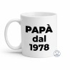tazza personalizzata papà dal nonno dal