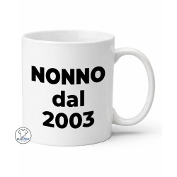 tazza regalo papà e nonno personalizzata con anni