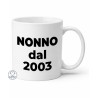 tazza regalo papà e nonno personalizzata con anni