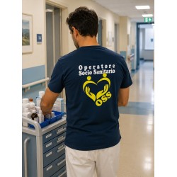 maglietta OSS uomo operatore socio sanitario