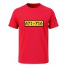 T-shirt rossa Banda Bassotti personalizzata uomo