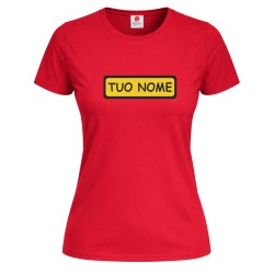 Nome o numero personalizzato su maglietta Banda Bassotti donna