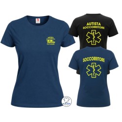 Autista Soccorritore Maglietta Donna personalizzata con Nome
