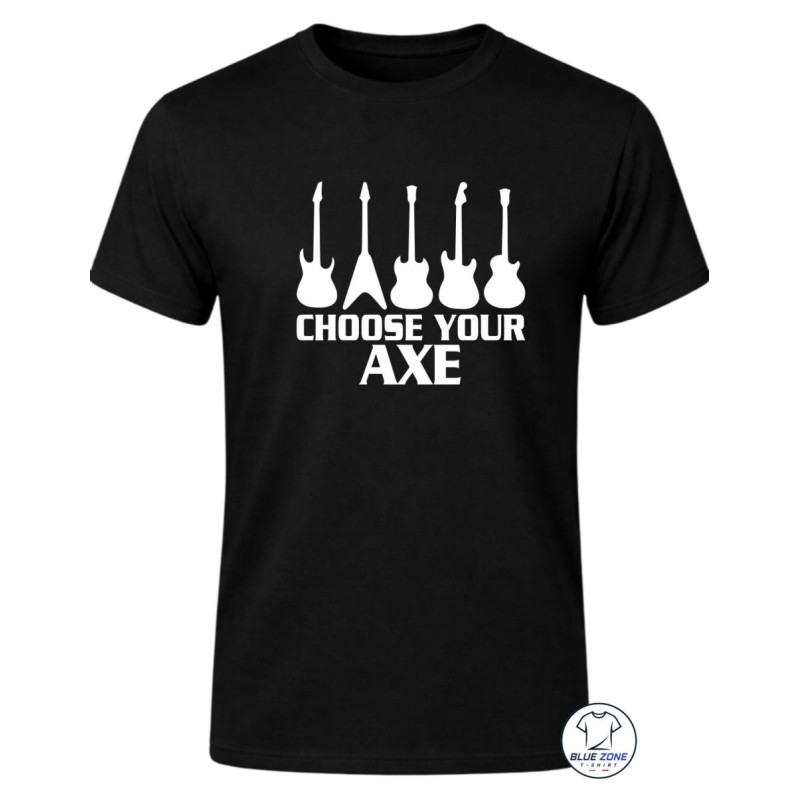 Choose Your Axe - Maglietta Uomo Chitarrista
