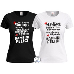 Maglietta donna Le Brave Mamme idea regalo per mamma