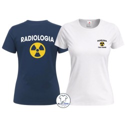 T-Shirt Donna Reparto Radiologia personalizzata con nome