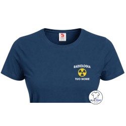 Maglietta Donna Reparto Radiologia Personalizzata con Nome