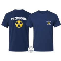 Maglietta Reparto Radiologia – Personalizzata con Nome blu navy